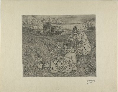 Los reparadores de redes de Jan Toorop