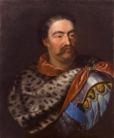 Retrato de Juan III Sobieski, Rey de Polonia y Gran Duque de Lituania de Jan Tricius
