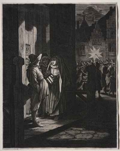 Estrella de Reyes, Una pieza nocturna, 1630 de Jan Van de Velde