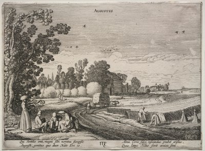 Los doce meses: Agosto de Jan Van de Velde