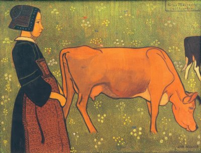 Marianne y su vaca de Jan Verkade