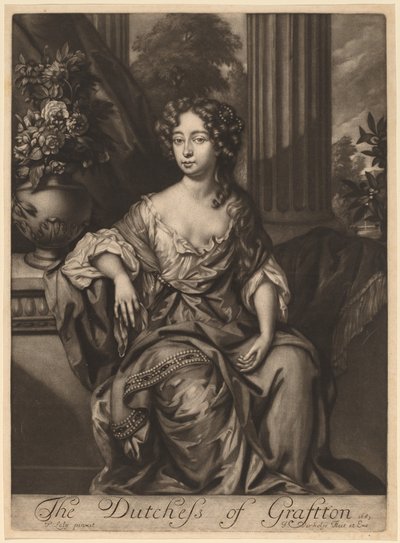 La duquesa de Grafton de Jan Verkolje I after Sir Peter Lely
