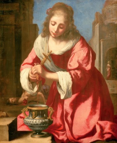 Santa Praxedis de Jan Vermeer van Delft