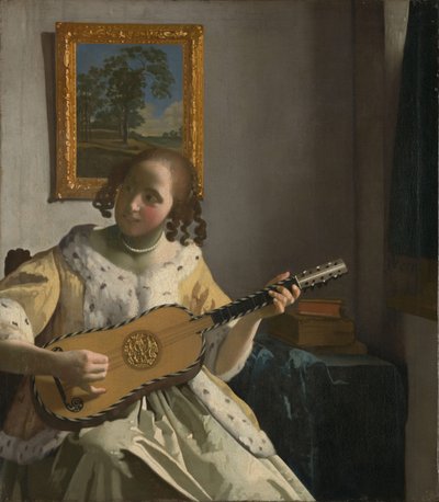 La guitarrista de Jan Vermeer van Delft