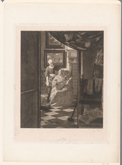 La carta de amor (título original) de Jan Veth (signed by artist)
