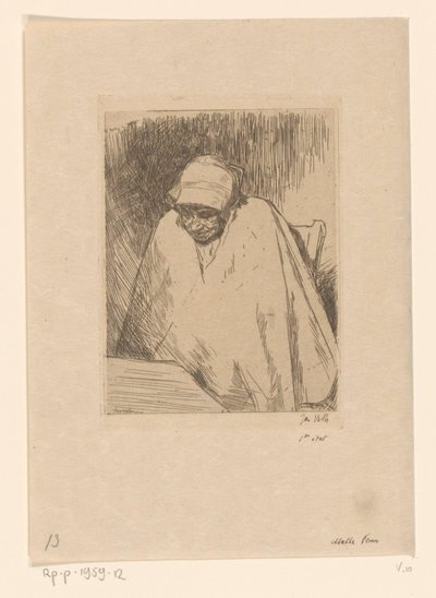 Malle Teun (título original del objeto) de Jan Veth (signed by artist)