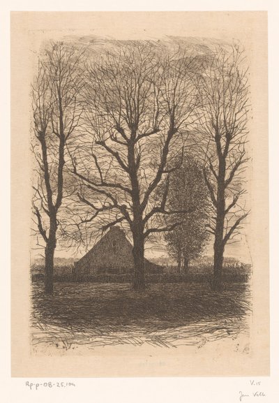 Granja entre altos árboles, Ewijkshoeve de Jan Veth