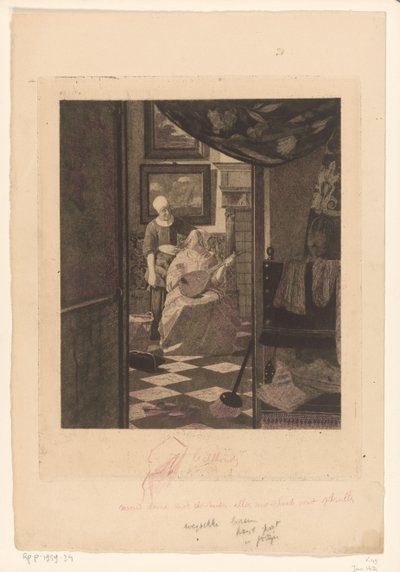 La carta de amor (título original) de Jan Veth