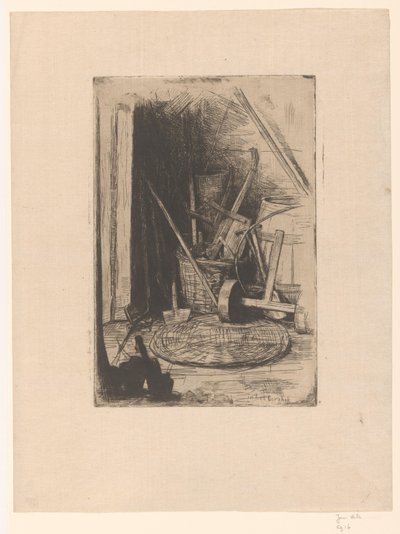 In het berghok (título original en el objeto) de Jan Veth