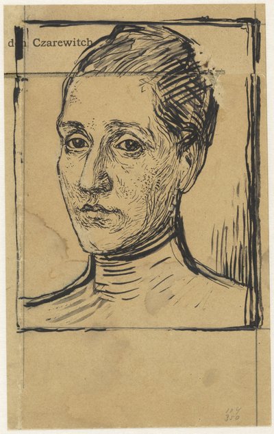 Retrato de Anna Dorothea Veth-Dirks de Jan Veth