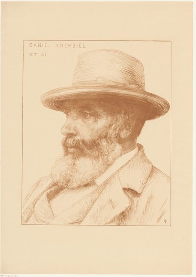 Retrato de Daniel Krehbiel de Jan Veth