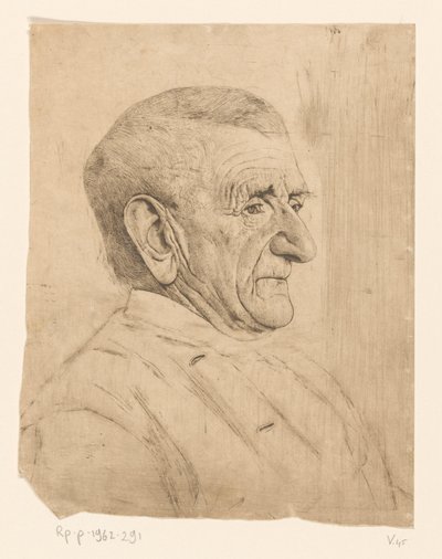 Retrato de Jan Schaap de Jan Veth