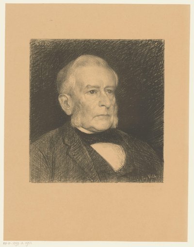 Retrato de Matthijs de Vries Contemporáneos famosos (título de la serie) de Jan Veth
