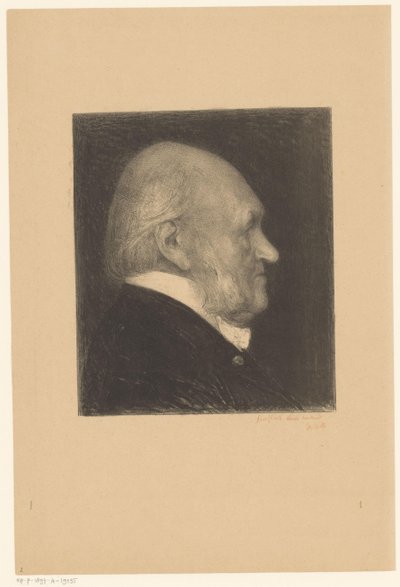 Retrato de Nicholas remolachas Contemporáneos famosos (título de la serie) de Jan Veth