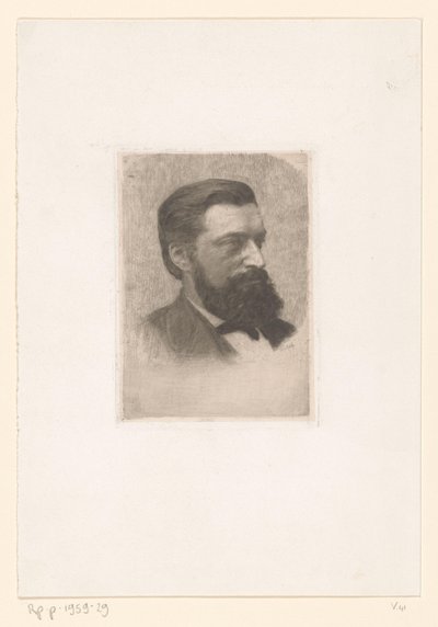 Retrato de Thomas Theodorus Hendrikus Jorissen de Jan Veth