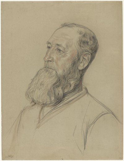 Retrato de un productor de huevos de Broek de Jan Veth