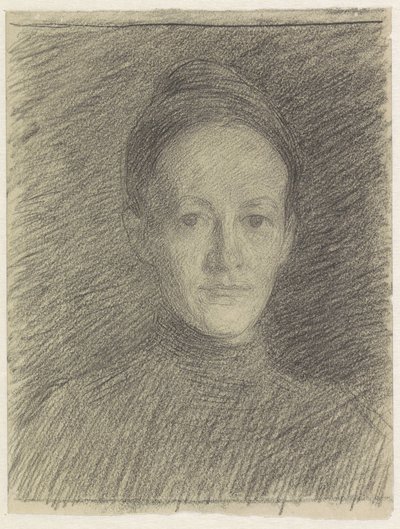 Retrato de la señorita C.J. Veth de Jan Veth
