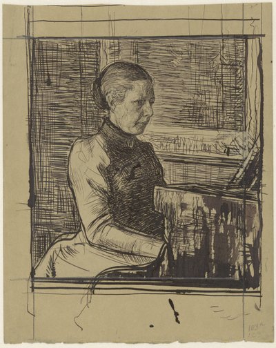 Retrato de la Sra. Van Marken-Matthes de Jan Veth