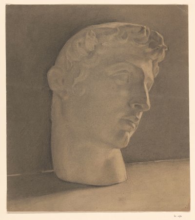Estudio de una cabeza fundida de Jan Veth