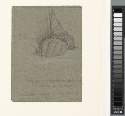 Estudio de la mano derecha de Geheimrat M. Kempner de Jan Veth
