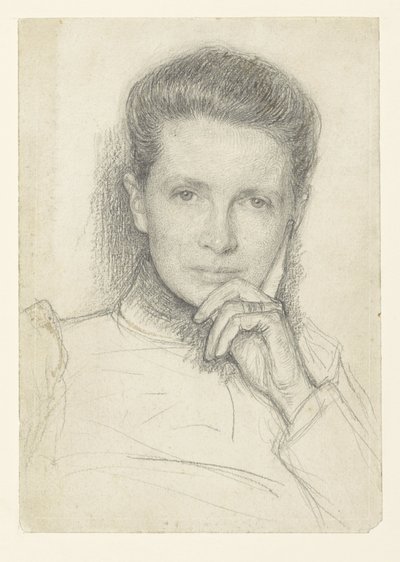 Estudio para el retrato de la Sra. K.C. Boxman-Winkler de Jan Veth