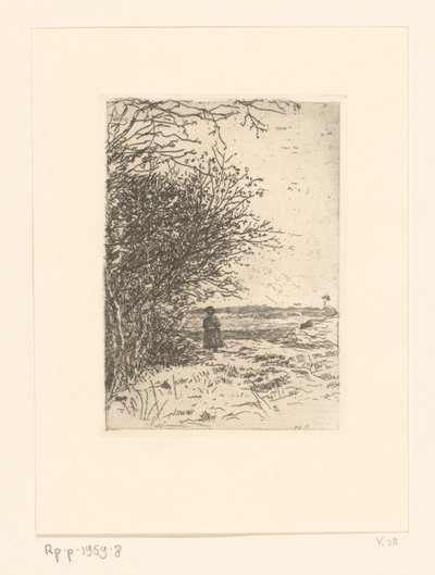 Mujer en un paisaje
Mujer en el páramo (título original) de Jan Veth