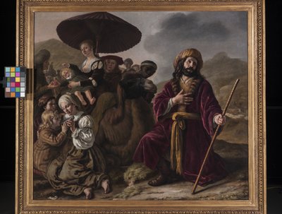 Jacob buscando el perdón de Esaú (óleo sobre lienzo) de Jan Victors