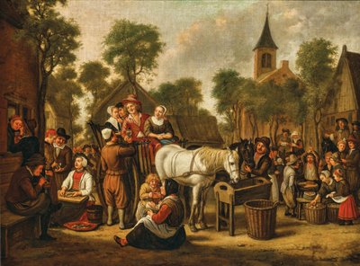 Escena del mercado de Jan Victor (1650) de Jan Victors