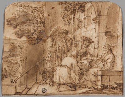 Los hermanos de José muestran su túnica a Jacob de Jan Victors