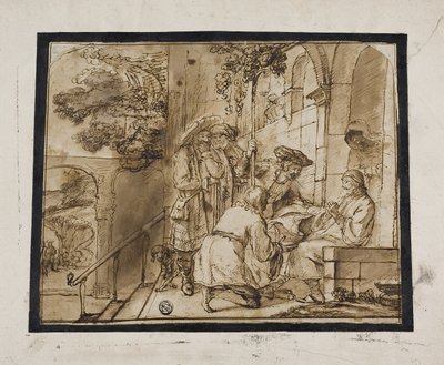 Los hermanos de José mostrando su abrigo a Jacob, 1640s de Jan Victors