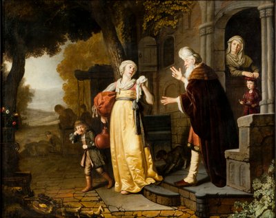 El despido de Agar, 1639-1676 de Jan Victors
