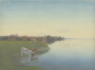 Orilla del río IJssel cerca de Hattem de Jan  Voerman