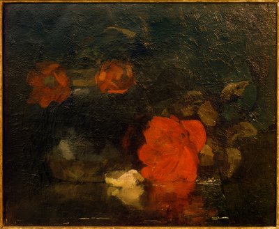 Naturaleza muerta con rosas de Jan Voerman