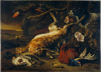 Naturaleza muerta de caza de Jan Baptist Weenix