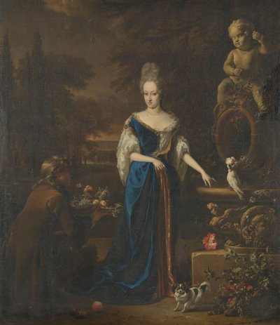Retrato de Maria Cornelisz, esposa de Silvester van Tongeren de Jan Baptist Weenix