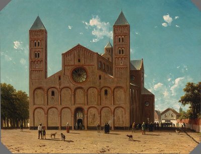 Neerlandés: De Mariakerk in Utrecht Iglesia de Santa María en Utrecht de Jan Weissenbruch