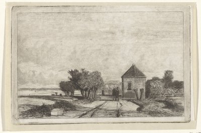 Vista del Schenkweg con la Cúpula de Jan Weissenbruch