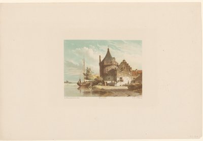 Vista del Waltoren en Culemborg de Jan Weissenbruch