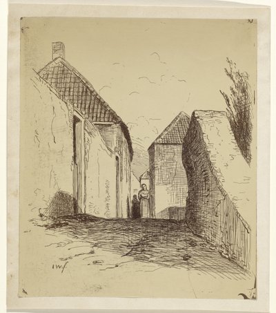Vista del Zuidwal en Leerdam de Jan Weissenbruch