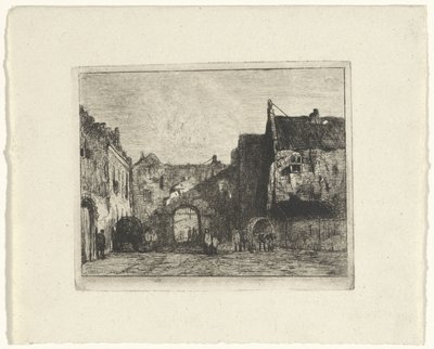Vista del Binnenhof de Jan Weissenbruch