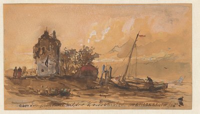 Paisaje fluvial de Jan Weissenbruch