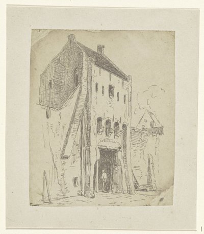 Steigerpoort en Leerdam de Jan Weissenbruch