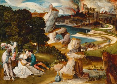 Lot y sus hijas, 1523 de Jan Wellens de Cock