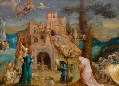 La Tentación de San Antonio, Primera Mitad del siglo XVI de Jan Wellens de Cock