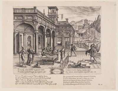 Dorica, de Theatrum Vitae Humanae (Las Edades del Hombre) de Jan Wierix