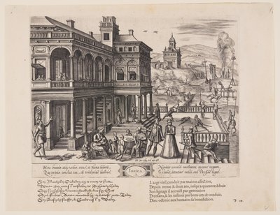 Ionica, de Theatrum Vitae Humanae (Las Edades del Hombre) de Jan Wierix