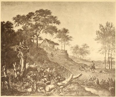 Paisaje con granja de Jan Wijnants