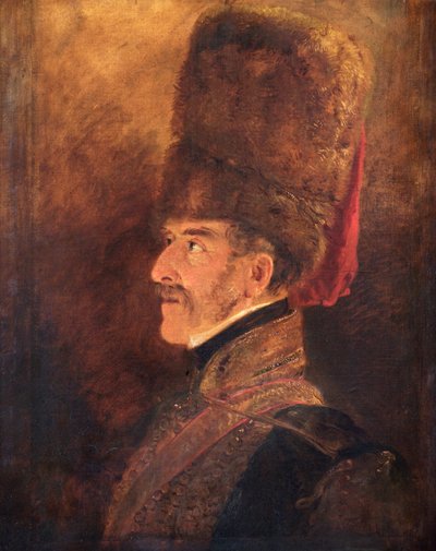 Retrato del Mariscal de Campo Henry William Paget, 1er Marqués de Anglesey, soldado británico, 1821 de Jan Willem Pieneman