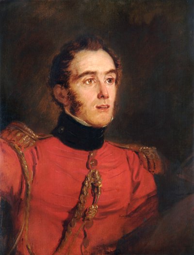 Retrato del Mayor General John Freemantle, soldado británico, 1821 de Jan Willem Pieneman