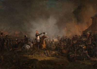El Príncipe de Orange en Quatre Bras, 16 de junio de 1815 de Jan Willem Pieneman